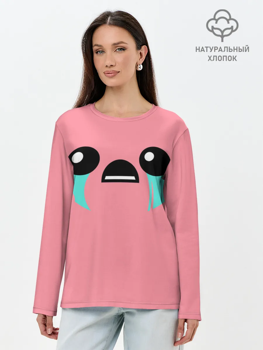 Лонгслив женский. Хлопок / BibleThump | эмодзи Твич