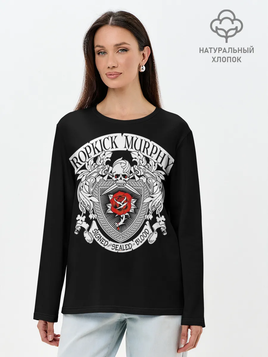 Лонгслив женский. Хлопок / Dropkick Murphys