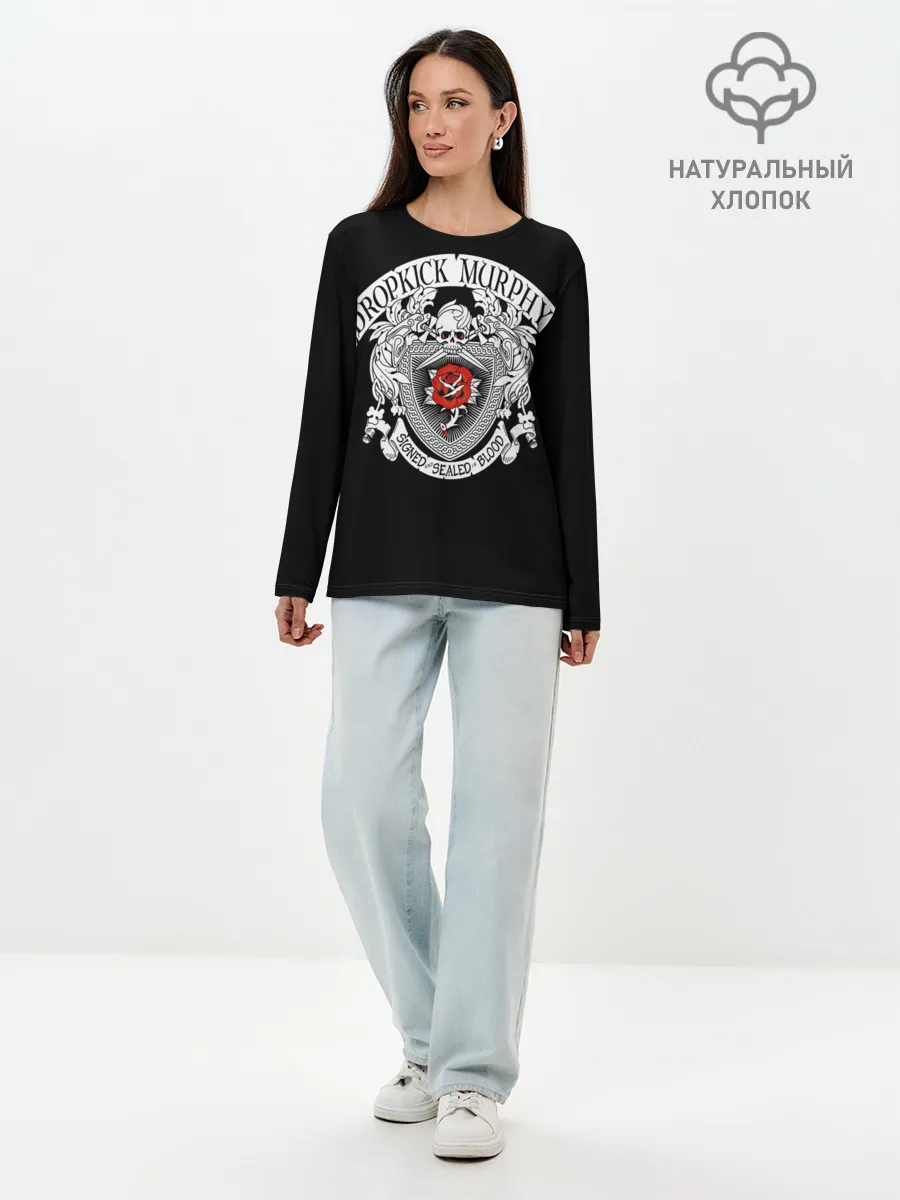 Лонгслив женский. Хлопок / Dropkick Murphys