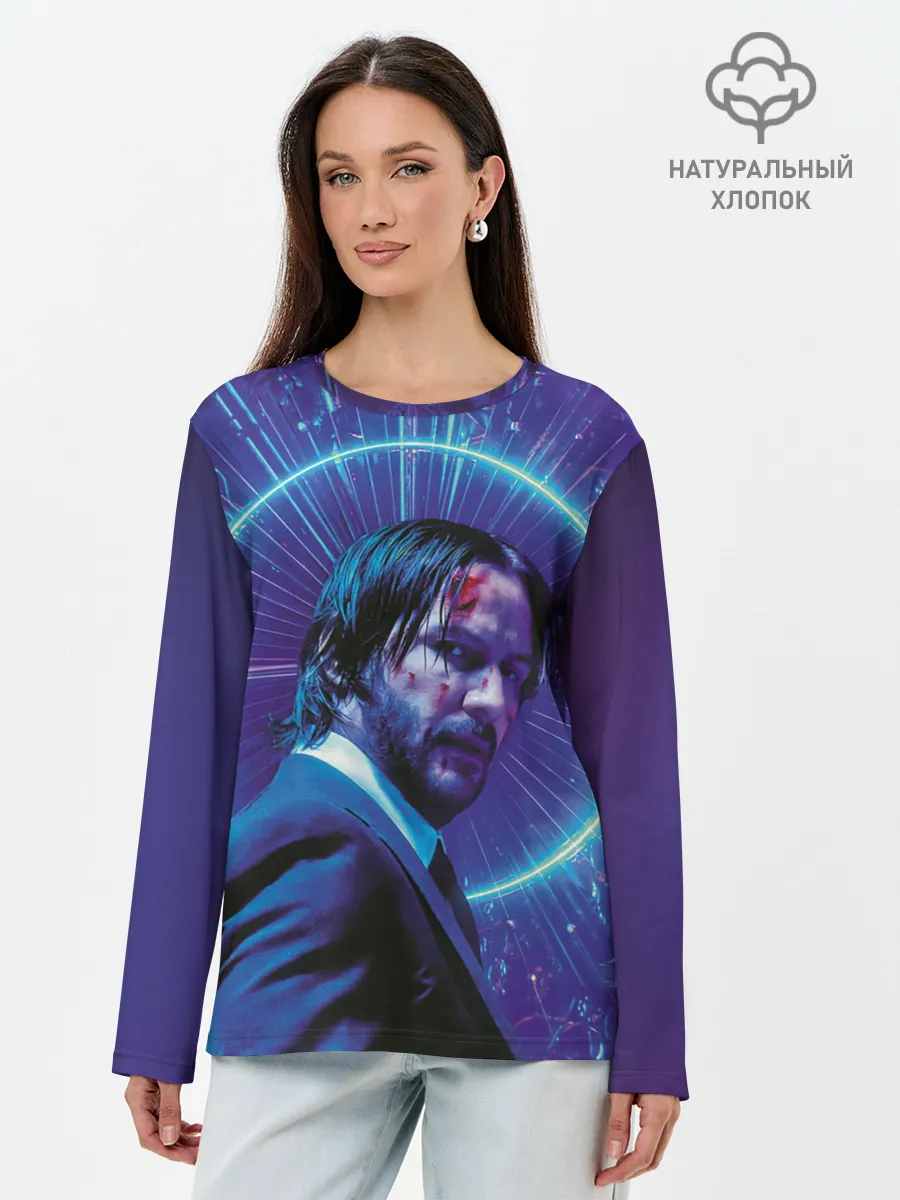 Лонгслив женский. Хлопок / Джон Уик 3