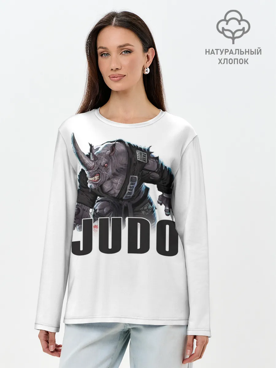 Лонгслив женский. Хлопок / Judo