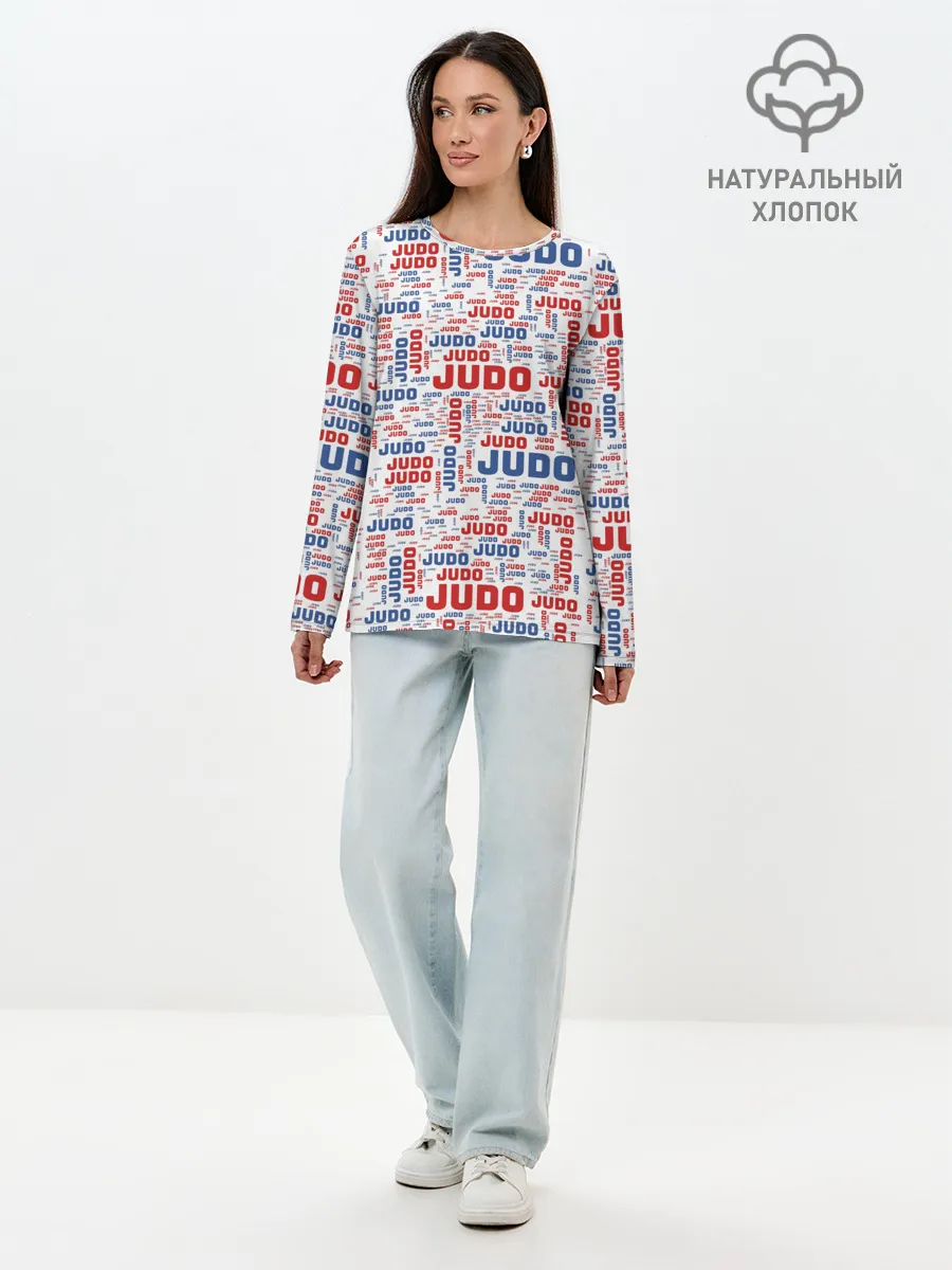Лонгслив женский. Хлопок / Judo