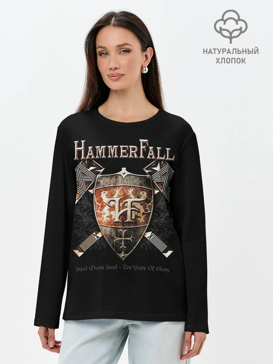 Лонгслив женский. Хлопок / HammerFall