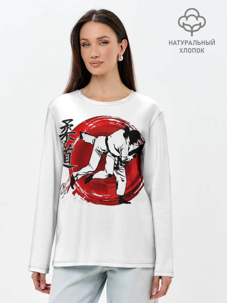 Лонгслив женский. Хлопок / Judo