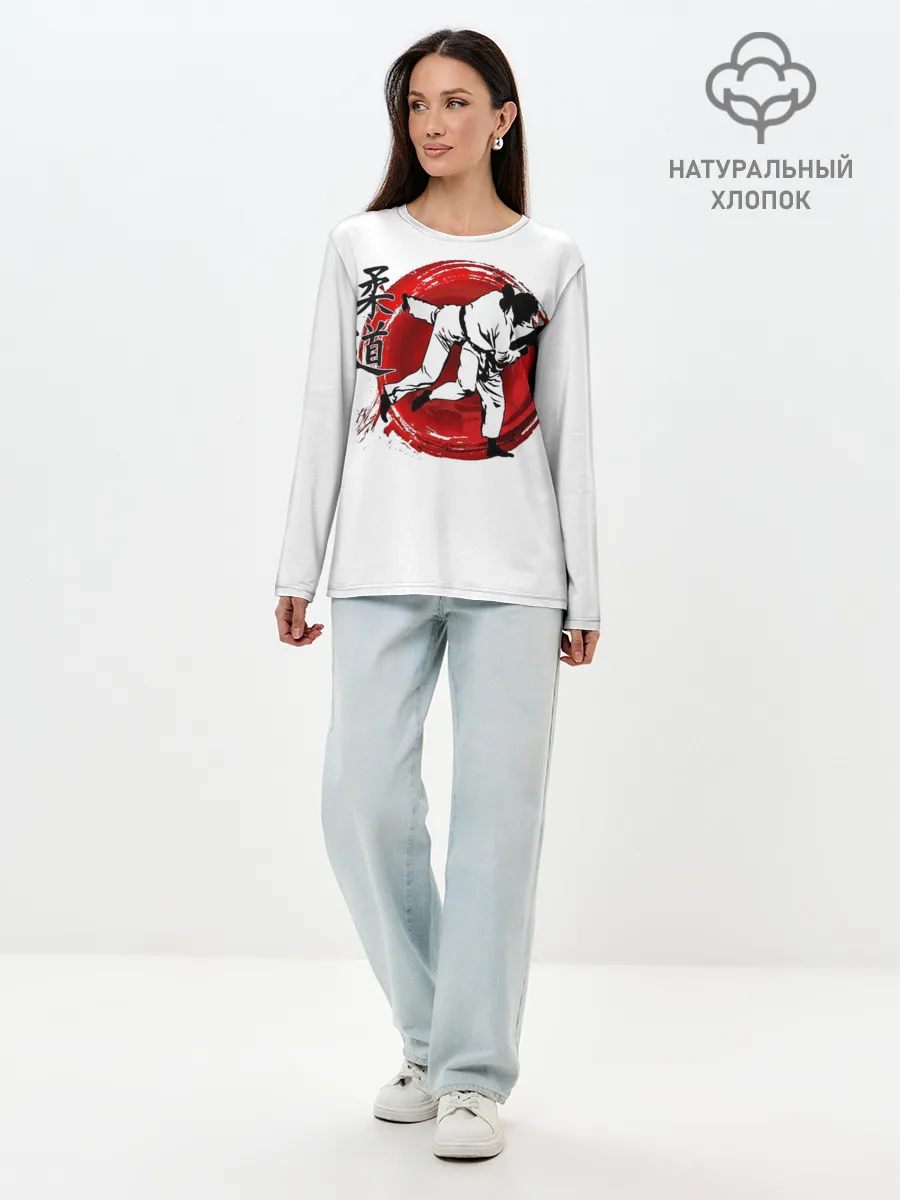 Лонгслив женский. Хлопок / Judo