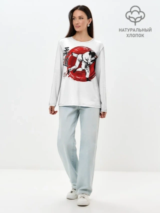 Лонгслив женский. Хлопок / Judo