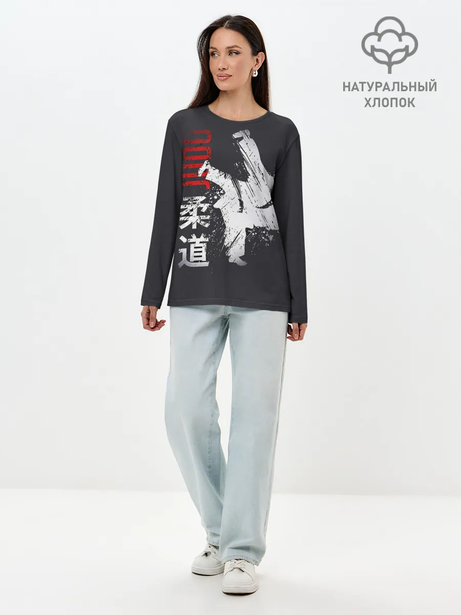 Лонгслив женский. Хлопок / Judo