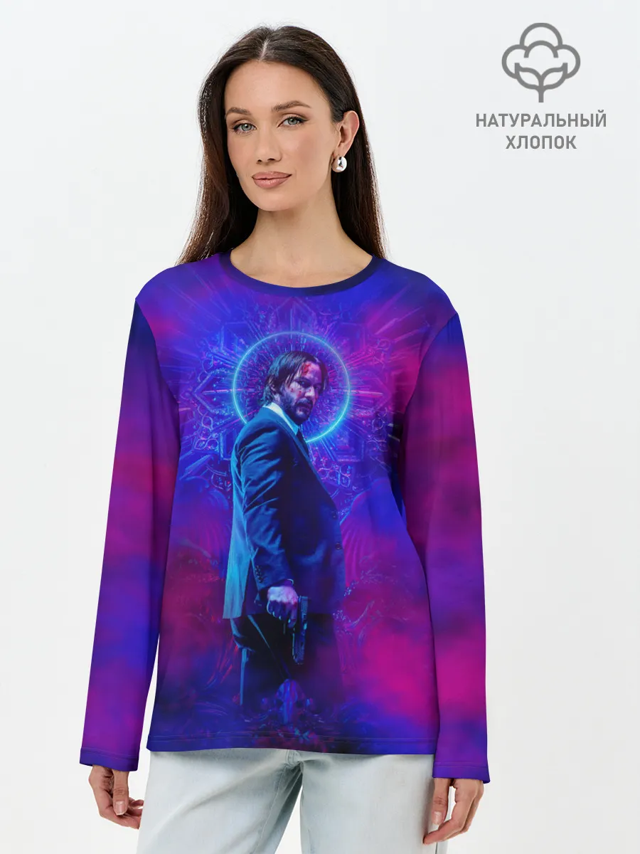 Лонгслив женский. Хлопок / Джон Уик 3