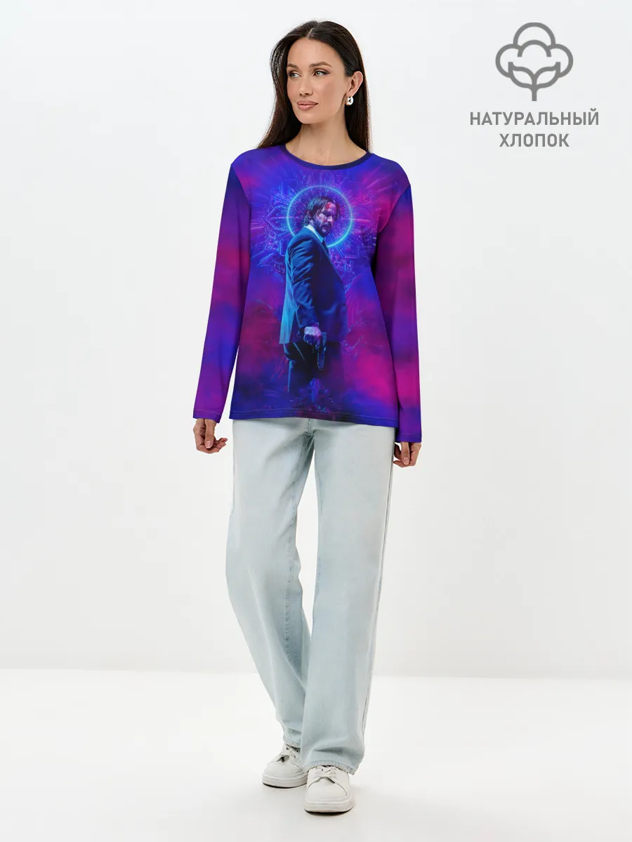 Лонгслив женский. Хлопок / Джон Уик 3