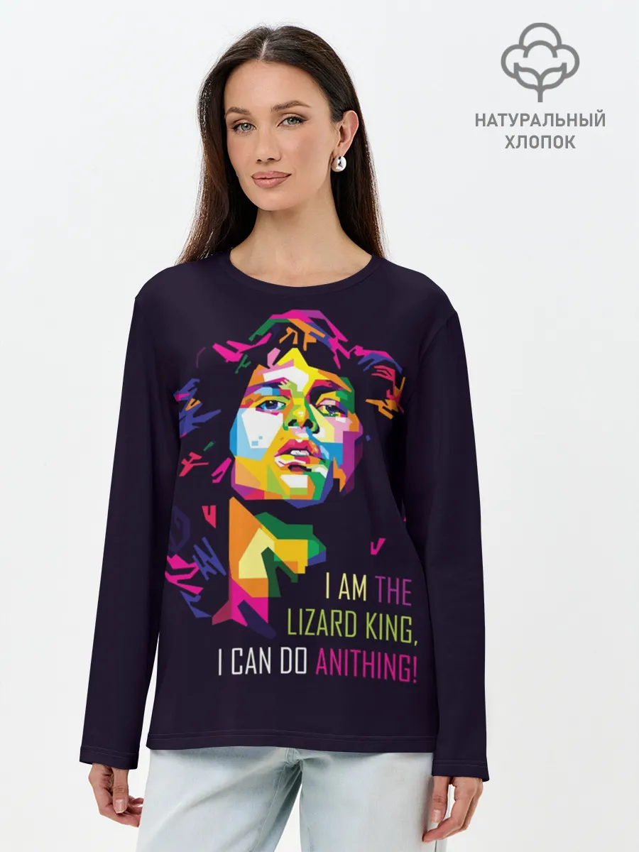 Лонгслив женский. Хлопок / Джим Моррисон