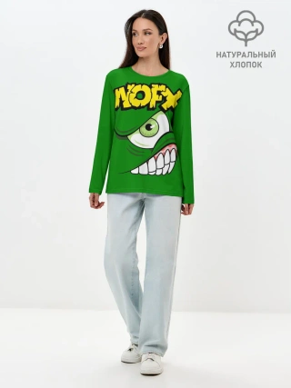 Лонгслив женский. Хлопок / NOFX