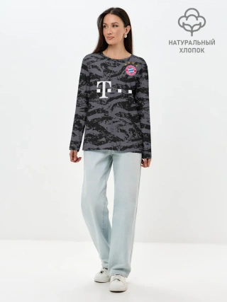 Лонгслив женский. Хлопок / Bayern away gk 18-19