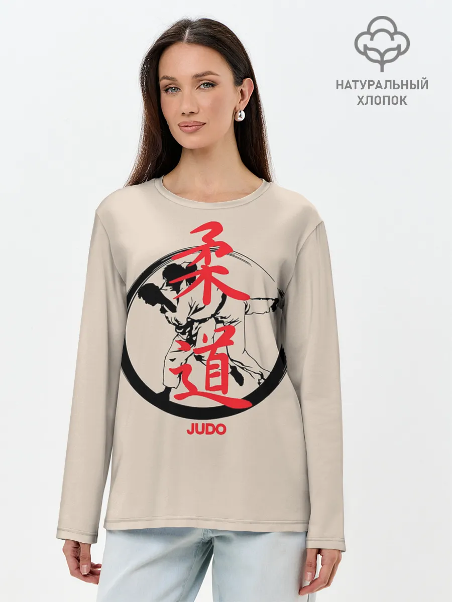 Лонгслив женский. Хлопок / Judo