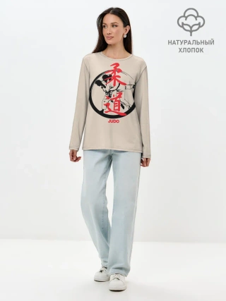 Лонгслив женский. Хлопок / Judo