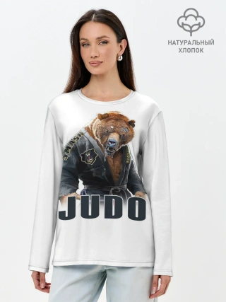Лонгслив женский. Хлопок / Judo