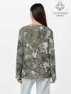 Лонгслив женский. Хлопок / ЪУЪ КАМУФЛЯЖ.