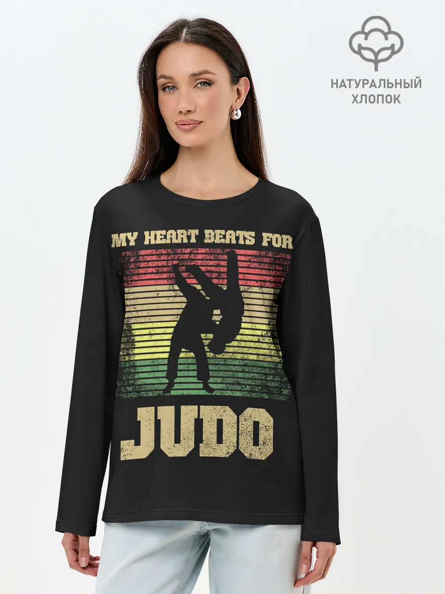 Лонгслив женский. Хлопок / Judo