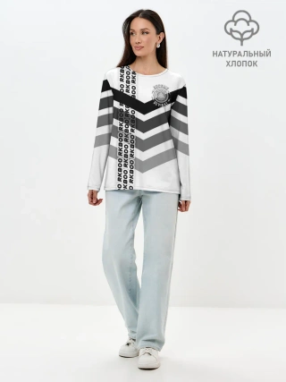 Лонгслив женский. Хлопок / RK800 become deviant