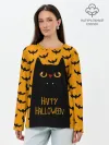 Лонгслив женский. Хлопок / Happy Halloween