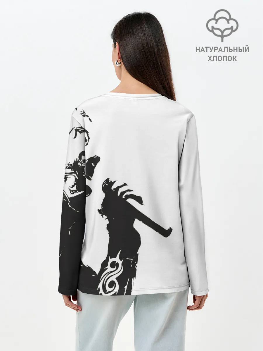 Лонгслив женский. Хлопок / Slipknot.