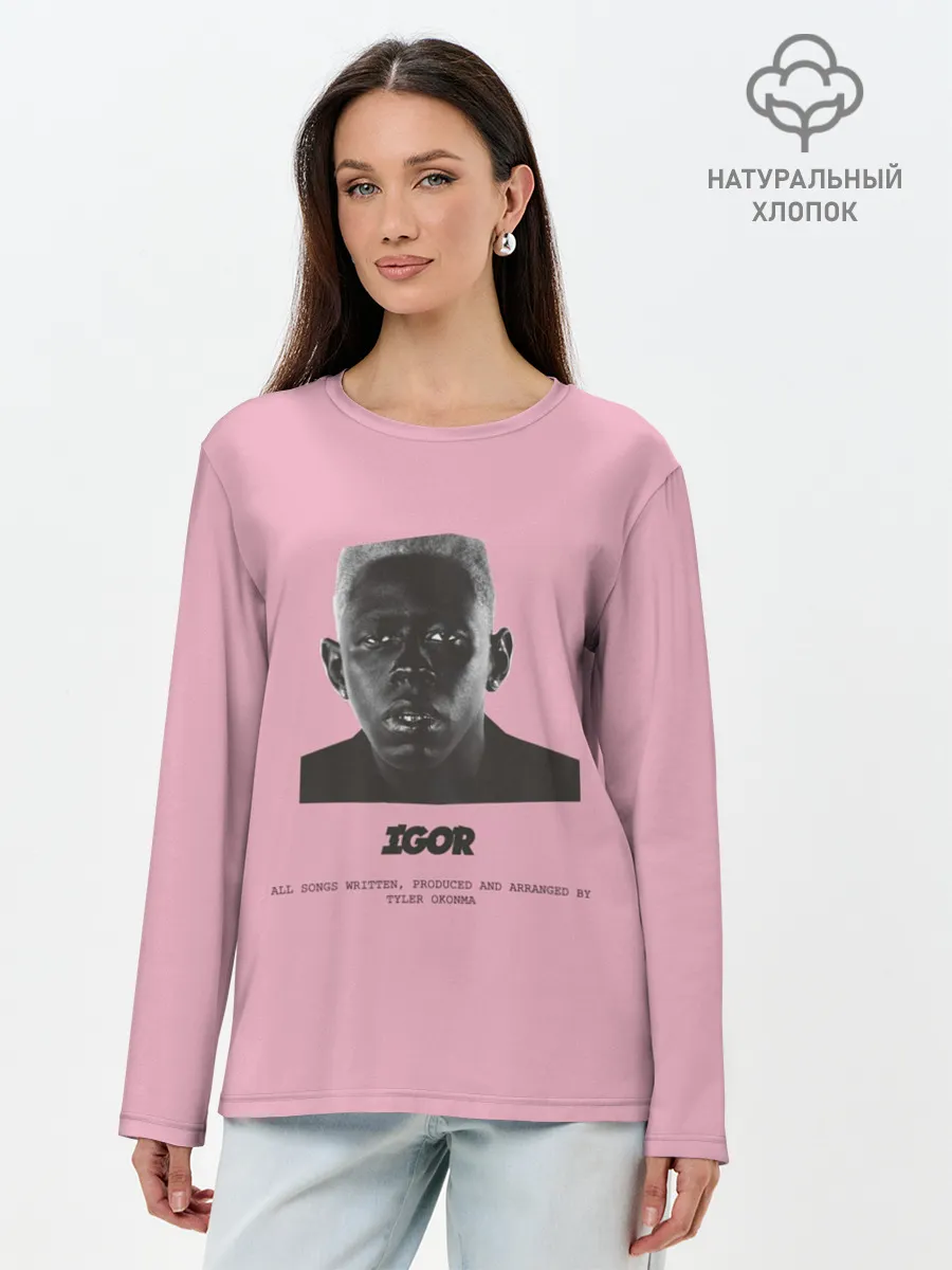 Лонгслив женский. Хлопок / Tyler, The Creator