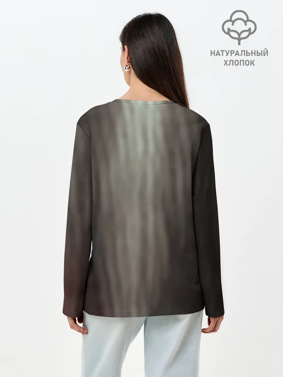 Лонгслив женский. Хлопок / Салли Кромсалли