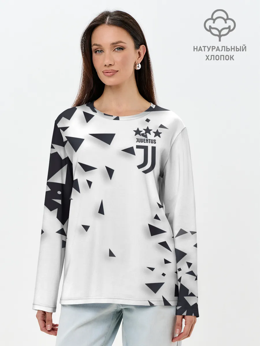 Лонгслив женский. Хлопок / Juventus