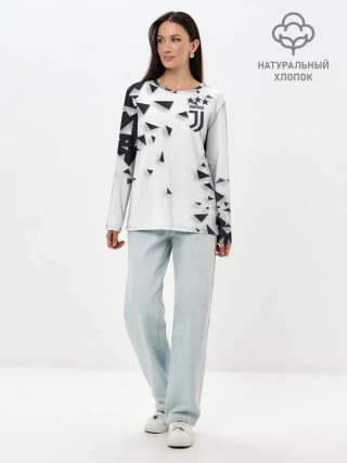 Лонгслив женский. Хлопок / Juventus