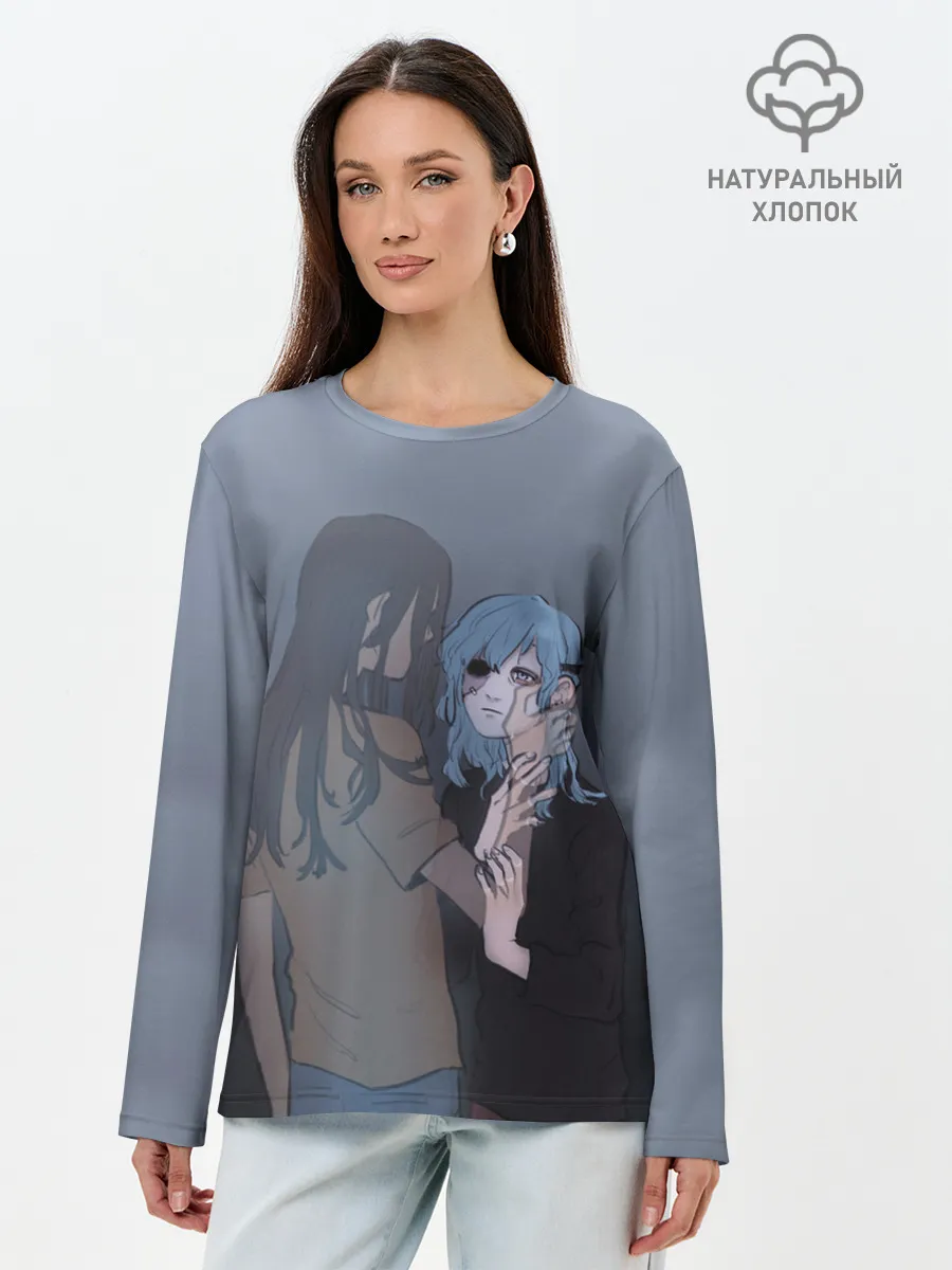 Лонгслив женский. Хлопок / Sally Love