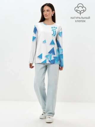 Лонгслив женский. Хлопок / Juventus