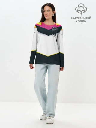 Лонгслив женский. Хлопок / Juventus