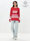 Лонгслив женский. Хлопок / Хоккейный Болельщик СССР