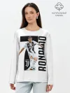 Лонгслив женский. Хлопок / Ronaldo the best
