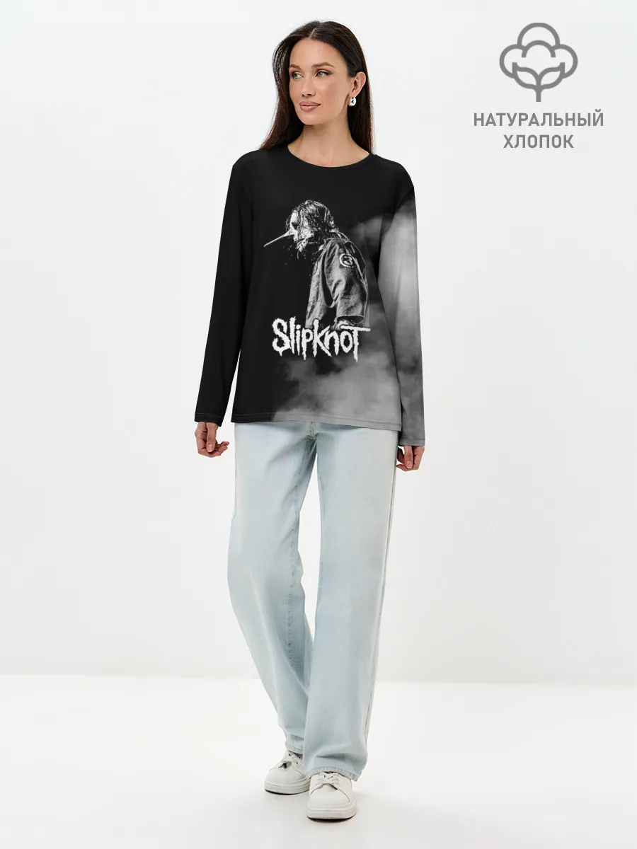 Лонгслив женский. Хлопок / Slipknot