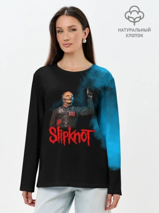 Лонгслив женский. Хлопок / Slipknot