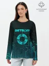 Лонгслив женский. Хлопок / Detroit: Вecome Human