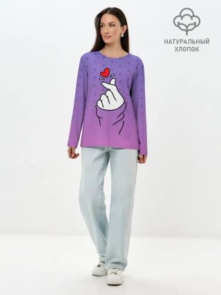 Лонгслив женский. Хлопок / K-POP BTS