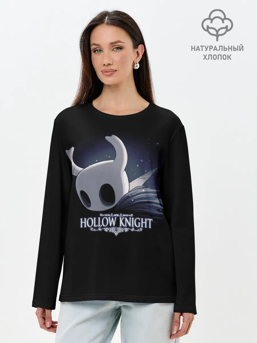 Лонгслив женский. Хлопок / Hollow Knight 19