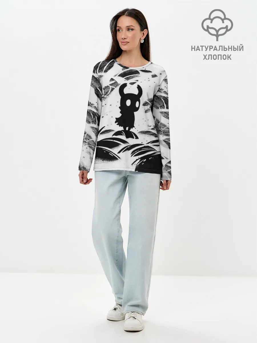 Лонгслив женский. Хлопок / Hollow Knight