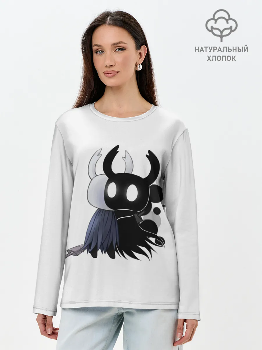 Лонгслив женский. Хлопок / Hollow Knight