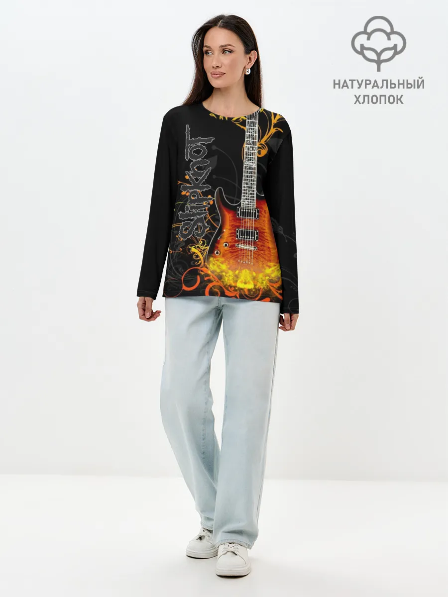 Лонгслив женский. Хлопок / Slipknot