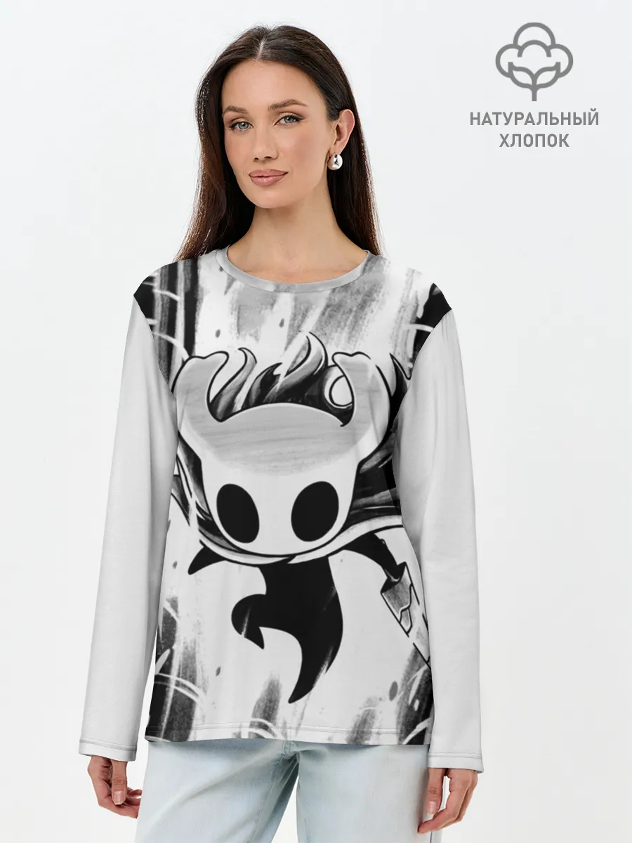 Лонгслив женский. Хлопок / Hollow Knight