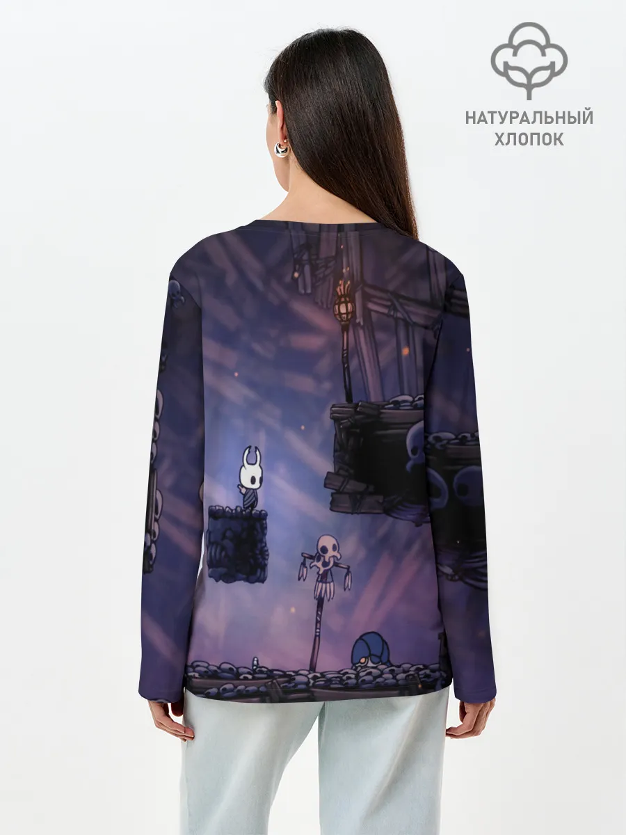 Лонгслив женский. Хлопок / HOLLOW KNIGHT
