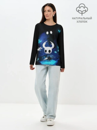 Лонгслив женский. Хлопок / Hollow Knight