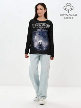 Лонгслив женский. Хлопок / Hollow Knight