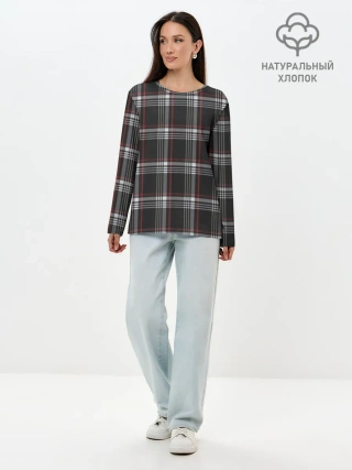 Лонгслив женский. Хлопок / Shotlandka.