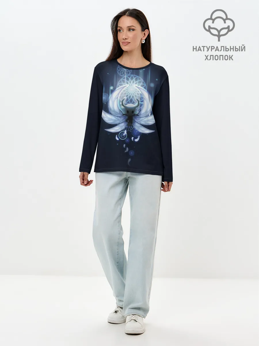 Лонгслив женский. Хлопок / Hollow Knight