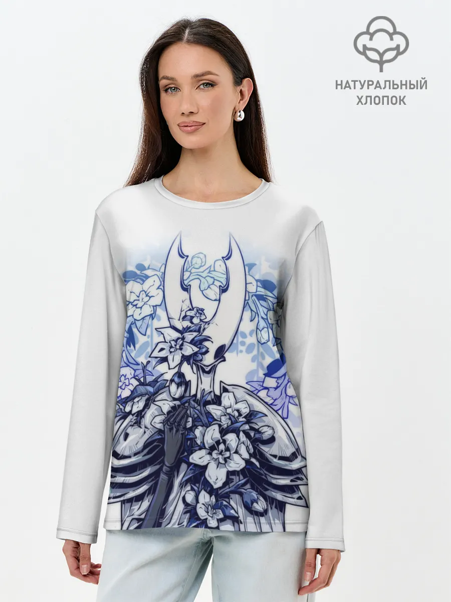 Лонгслив женский. Хлопок / Hollow Knight