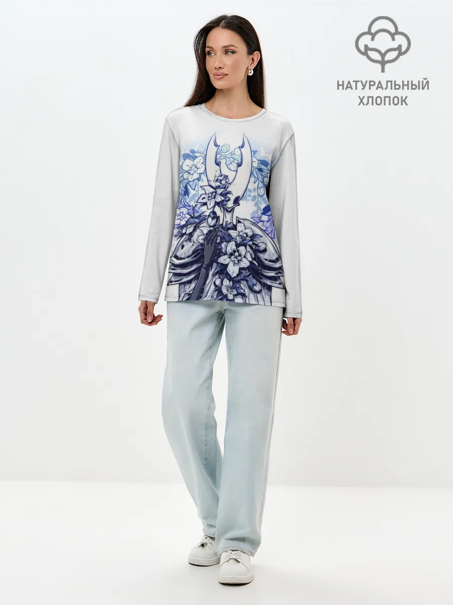 Лонгслив женский. Хлопок / Hollow Knight