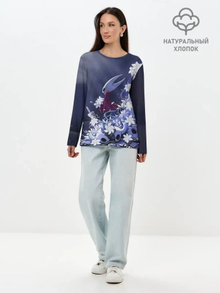 Лонгслив женский. Хлопок / Hollow Knight